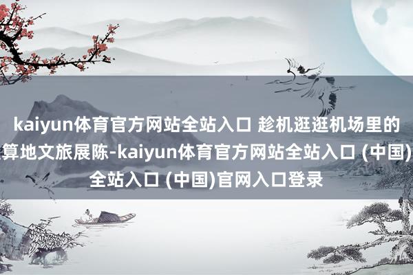 kaiyun体育官方网站全站入口 趁机逛逛机场里的艺术装配、盘算地文旅展陈-kaiyun体育官方网站全站入口 (中国)官网入口登录